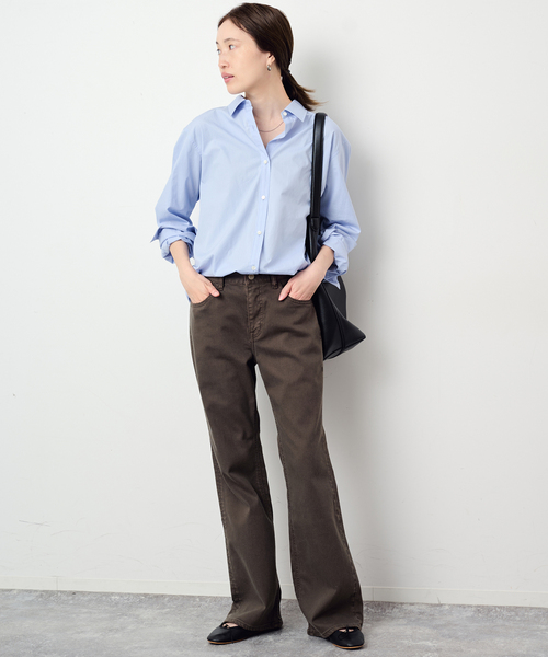 SLOBE IENA(スローブイエナ)の「コットンベーシックシャツ(シャツ/ブラウス・レディース・サックスブルー/ホワイト/ピンク・FREE)」の16枚目の写真