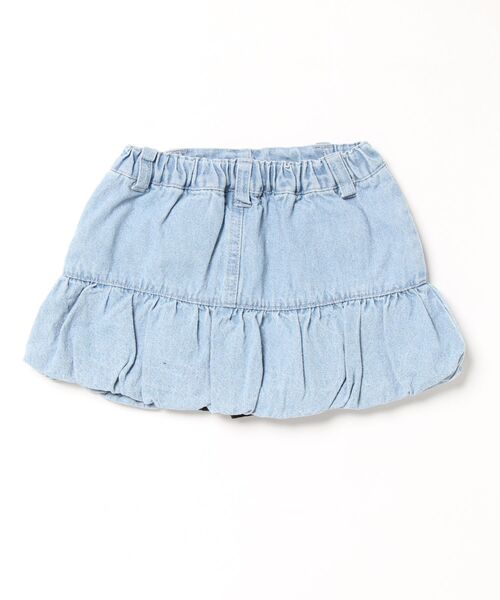 BABYDOLL(ベビードール)の「バルーンデニムスカート 1946K(デニムスカート・キッズ・ブラック/ライトインディゴブルー・120cm/140cm/130cm/110cm/90cm/100cm)」の3枚目の写真