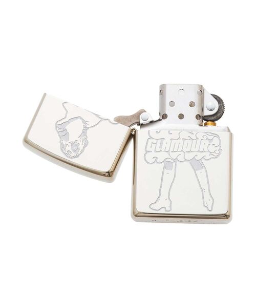 HYSTERIC GLAMOUR(ヒステリックグラマー)の「VIXEN GIRL ZIPPO(アッシュトレイ/ライター・メンズ・シルバー・FREE)」の3枚目の写真