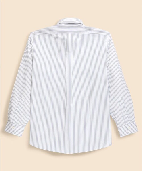 BROOKS BROTHERS（ブルックスブラザーズ）の「ストレッチドビー　トリプルストライプ　ドレスシャツ　Regular Fit（シャツ/ブラウス・メンズ・ブルー・16-33/16-32/17 1/2-34/17-34/16-31/15 1/2-33/15 1/2-31/15-33/15-32/15-31/17-32/16 1/2-34/16 1/2-33/16 1/2-32/17-33/14 1/2-32/14 1/2-31/15 1/2-32）」の3枚目の写真