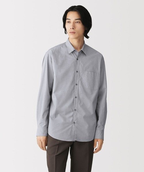 無印良品(ムジルシリョウヒン)の「紳士 洗いざらしブロード長袖シャツ(シャツ/ブラウス・メンズ・ブラウン/ライトブルー/グレー系1/ベージュ系/ブルー系/ブラック/グレー系/ブルー系1/ホワイト・XL/S/L/M)」の3枚目の写真