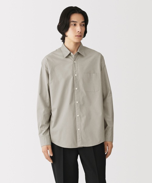 無印良品(ムジルシリョウヒン)の「紳士 洗いざらしブロード長袖シャツ(シャツ/ブラウス・メンズ・ブラウン/ライトブルー/グレー系1/ベージュ系/ブルー系/ブラック/グレー系/ブルー系1/ホワイト・XL/S/L/M)」の6枚目の写真