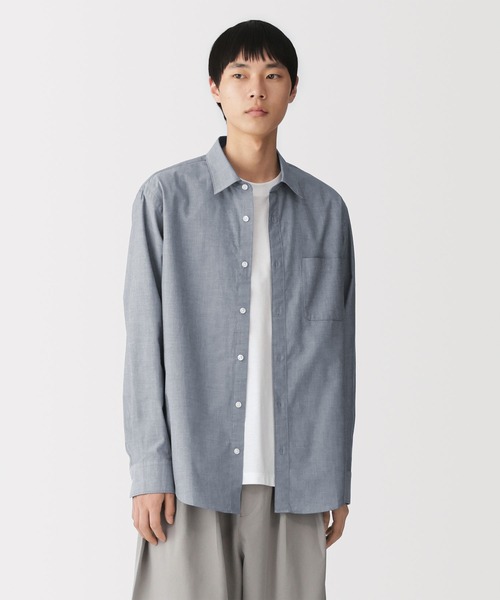 無印良品(ムジルシリョウヒン)の「紳士 洗いざらしブロード長袖シャツ(シャツ/ブラウス・メンズ・ブラウン/ライトブルー/グレー系1/ベージュ系/ブルー系/ブラック/グレー系/ブルー系1/ホワイト・XL/S/L/M)」の8枚目の写真