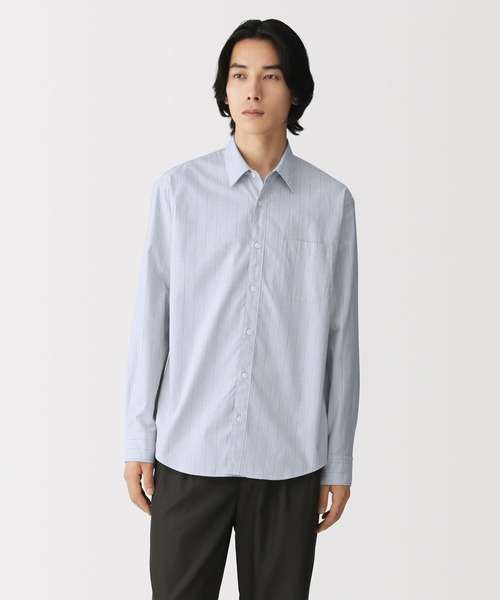 無印良品(ムジルシリョウヒン)の「紳士 洗いざらしブロード長袖シャツ(シャツ/ブラウス・メンズ・ブラウン/ライトブルー/グレー系1/ベージュ系/ブルー系/ブラック/グレー系/ブルー系1/ホワイト・XL/S/L/M)」の9枚目の写真