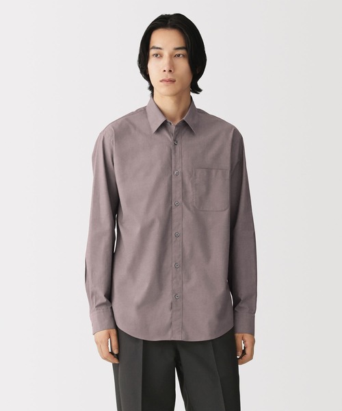 無印良品(ムジルシリョウヒン)の「紳士 洗いざらしブロード長袖シャツ(シャツ/ブラウス・メンズ・ブラウン/ライトブルー/グレー系1/ベージュ系/ブルー系/ブラック/グレー系/ブルー系1/ホワイト・XL/S/L/M)」の5枚目の写真