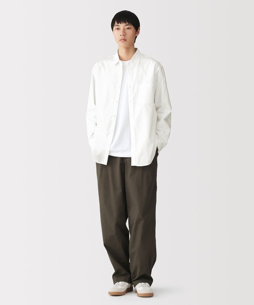 無印良品(ムジルシリョウヒン)の「紳士 洗いざらしブロード長袖シャツ(シャツ/ブラウス・メンズ・ブラウン/ライトブルー/グレー系1/ベージュ系/ブルー系/ブラック/グレー系/ブルー系1/ホワイト・XL/S/L/M)」の10枚目の写真