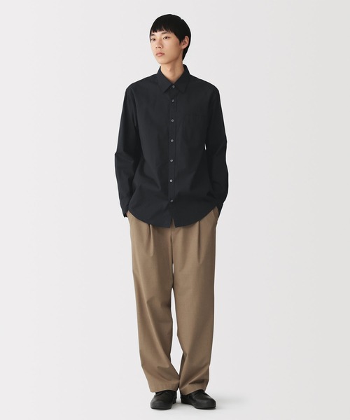 無印良品(ムジルシリョウヒン)の「紳士 洗いざらしブロード長袖シャツ(シャツ/ブラウス・メンズ・ブラウン/ライトブルー/グレー系1/ベージュ系/ブルー系/ブラック/グレー系/ブルー系1/ホワイト・XL/S/L/M)」の14枚目の写真