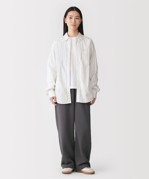 無印良品(ムジルシリョウヒン)の「紳士 洗いざらしブロード長袖シャツ(シャツ/ブラウス・メンズ・ブラウン/ライトブルー/グレー系1/ベージュ系/ブルー系/ブラック/グレー系/ブルー系1/ホワイト・XL/S/L/M)」の21枚目の写真