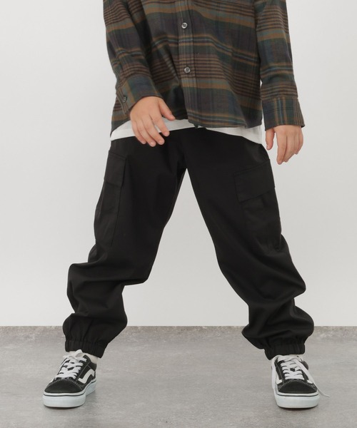GLOBAL WORK(グローバルワーク)の「スゴラクストレッチカーゴパンツ/1054503(カーゴパンツ・キッズ・ブラック/ベージュ/カーキ・130cm/140cm/150cm/160cm)」の7枚目の写真