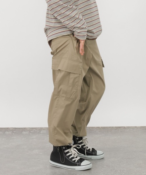 GLOBAL WORK(グローバルワーク)の「スゴラクストレッチカーゴパンツ/1054503(カーゴパンツ・キッズ・ブラック/ベージュ/カーキ・130cm/140cm/150cm/160cm)」の13枚目の写真