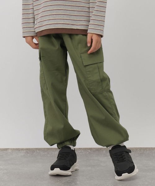 GLOBAL WORK(グローバルワーク)の「スゴラクストレッチカーゴパンツ/1054503(カーゴパンツ・キッズ・ブラック/ベージュ/カーキ・130cm/140cm/150cm/160cm)」の19枚目の写真