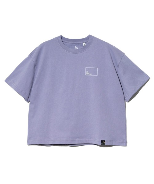 go slow caravan(ゴースローキャラバン)の「USA/C スクエアLOGO バックプリント ミドルTEE W(Tシャツ/カットソー・レディース・アイボリー/ブラック/グリーン/ラベンダー・FREE)」の10枚目の写真