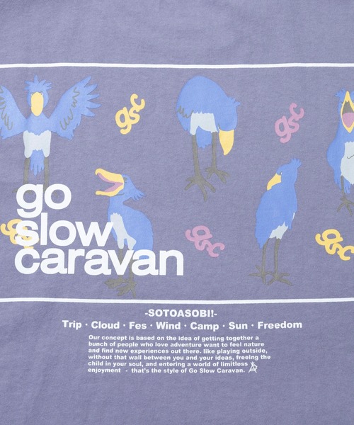 go slow caravan(ゴースローキャラバン)の「USA/C スクエアLOGO バックプリント ミドルTEE W(Tシャツ/カットソー・レディース・アイボリー/ブラック/グリーン/ラベンダー・FREE)」の12枚目の写真