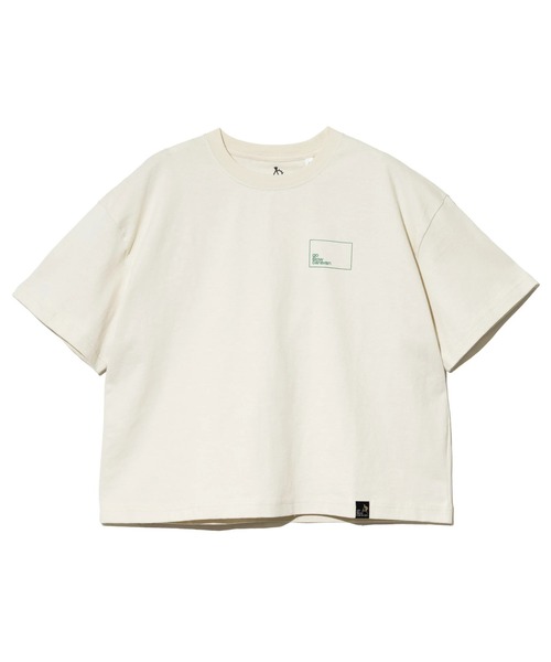 go slow caravan(ゴースローキャラバン)の「USA/C スクエアLOGO バックプリント ミドルTEE W(Tシャツ/カットソー・レディース・アイボリー/ブラック/グリーン/ラベンダー・FREE)」の13枚目の写真