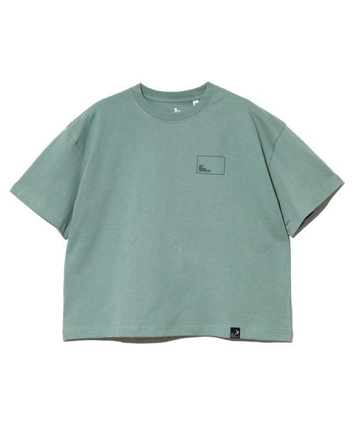 go slow caravan(ゴースローキャラバン)の「USA/C スクエアLOGO バックプリント ミドルTEE W(Tシャツ/カットソー・レディース・アイボリー/ブラック/グリーン/ラベンダー・FREE)」の17枚目の写真