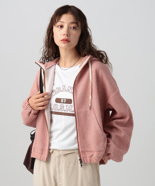 BAYFLOW（ベイフロー）の「[冷房対策としても◎]メランジカラーパーカー（パーカー・レディース・レッド/ブルー/イエロー/グレー・FREE）」の15枚目の写真