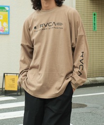 RVCA メンズ STRAIGHT HEX LT ロンT 【2026年秋冬モデル】/ルーカバックプリント長袖ロンT