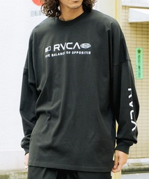 RVCA メンズ STRAIGHT HEX LT ロンT 【2026年秋冬モデル】/ルーカバックプリント長袖ロンT