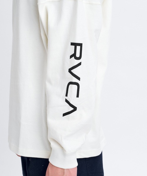 RVCA(ルーカ)の「RVCA メンズ STRAIGHT HEX LT ロンT 【2026年秋冬モデル】/ルーカバックプリント長袖ロンT(Tシャツ/カットソー・メンズ・オフホワイト/ブラック系その他2/ブラック/ベージュ/ブルー系その他・SMALL/X-LARGE/LARGE/MEDIUM)」の12枚目の写真