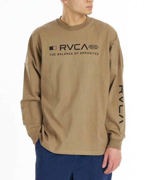 RVCA(ルーカ)の「RVCA メンズ STRAIGHT HEX LT ロンT 【2026年秋冬モデル】/ルーカバックプリント長袖ロンT(Tシャツ/カットソー・メンズ・オフホワイト/ブラック系その他2/ブラック/ベージュ/ブルー系その他・SMALL/X-LARGE/LARGE/MEDIUM)」の9枚目の写真