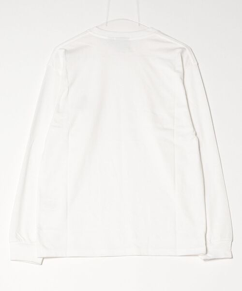 Gramicci(グラミチ)の「ONE POINT LOGO L/S TEE|ワンポイントロゴロングスリーブTシャツ(Tシャツ/カットソー・メンズ・ホワイト/ダークブルー/ブラック・2XL/XL/M/L/S)」の4枚目の写真