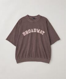 ピグメントダイ スウェットライク半袖TEE