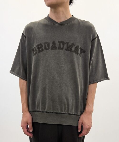 CRAFT STANDARD BOUTIQUE(クラフトスタンダードブティック)の「ピグメントダイ スウェットライク半袖TEE(Tシャツ/カットソー・メンズ・ブラウン/オフホワイト/ブラック・L/M)」の15枚目の写真