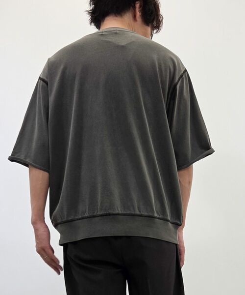 CRAFT STANDARD BOUTIQUE(クラフトスタンダードブティック)の「ピグメントダイ スウェットライク半袖TEE(Tシャツ/カットソー・メンズ・ブラウン/オフホワイト/ブラック・L/M)」の16枚目の写真