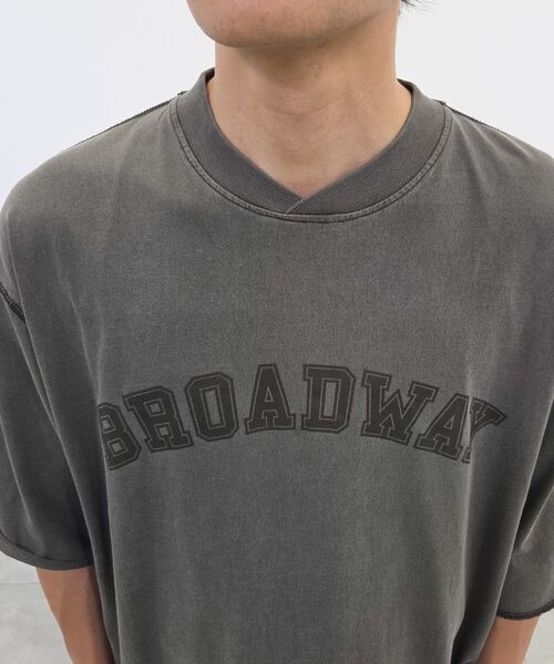 CRAFT STANDARD BOUTIQUE(クラフトスタンダードブティック)の「ピグメントダイ スウェットライク半袖TEE(Tシャツ/カットソー・メンズ・ブラウン/オフホワイト/ブラック・L/M)」の17枚目の写真