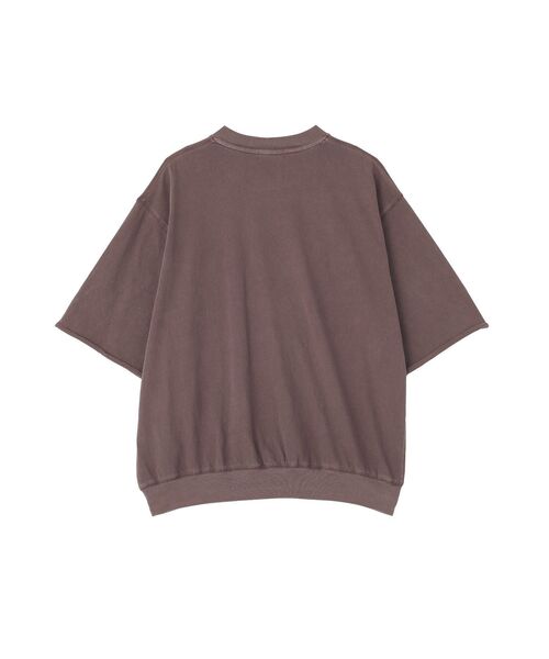 CRAFT STANDARD BOUTIQUE(クラフトスタンダードブティック)の「ピグメントダイ スウェットライク半袖TEE(Tシャツ/カットソー・メンズ・ブラウン/オフホワイト/ブラック・L/M)」の5枚目の写真