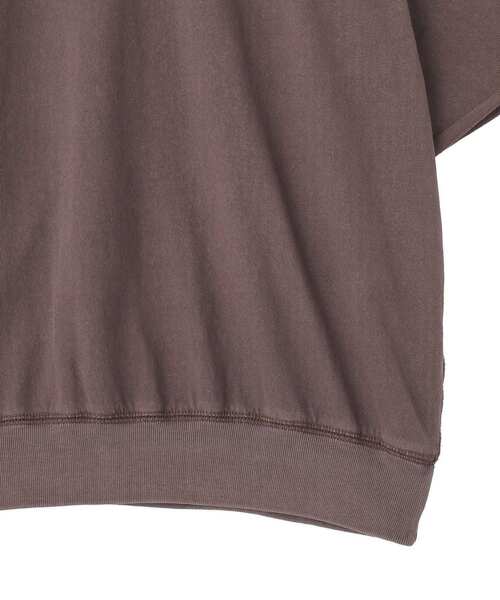 CRAFT STANDARD BOUTIQUE(クラフトスタンダードブティック)の「ピグメントダイ スウェットライク半袖TEE(Tシャツ/カットソー・メンズ・ブラウン/オフホワイト/ブラック・L/M)」の8枚目の写真