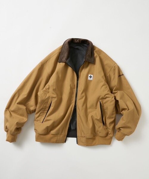 FREAK'S STORE(フリークスストア)の「Columbia/コロンビア 限定展開 Columbia×FREAK'S STORE 別注 インペリアルパーク ワンポイントロゴ ダック ブルゾン(ブルゾン・メンズ・ブラック/ブラウン/ライトブラウン・MEDIUM/LARGE/X-LARGE/SMALL)」の4枚目の写真