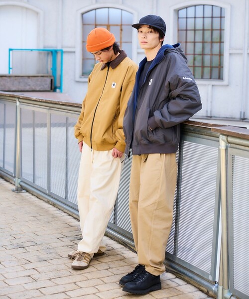 FREAK'S STORE(フリークスストア)の「Columbia/コロンビア 限定展開 Columbia×FREAK'S STORE 別注 インペリアルパーク ワンポイントロゴ ダック ブルゾン(ブルゾン・メンズ・ブラック/ブラウン/ライトブラウン・MEDIUM/LARGE/X-LARGE/SMALL)」の21枚目の写真