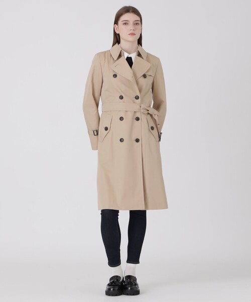 BLUE LABEL CRESTBRIDGE(ブルーレーベルクレストブリッジ)の「ライトギャバジントレンチコート(トレンチコート・レディース・ベージュ・38/40/36)」の2枚目の写真