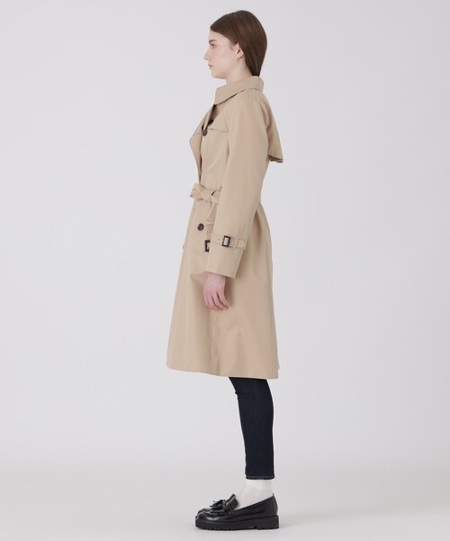 BLUE LABEL CRESTBRIDGE(ブルーレーベルクレストブリッジ)の「ライトギャバジントレンチコート(トレンチコート・レディース・ベージュ・38/40/36)」の3枚目の写真