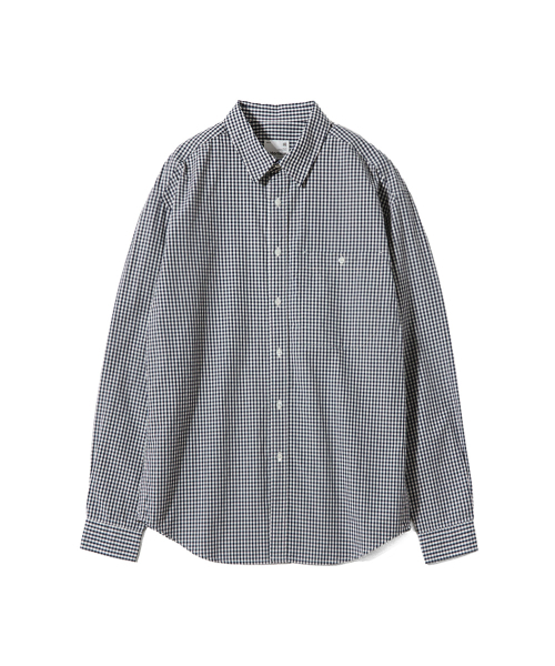HORLISUN(ホーリーサン)の「Jane Typewriter Gingham Check Shirt Navy(シャツ/ブラウス・メンズ・その他・SMALL/MEDIUM/LARGE)」の1枚目の写真