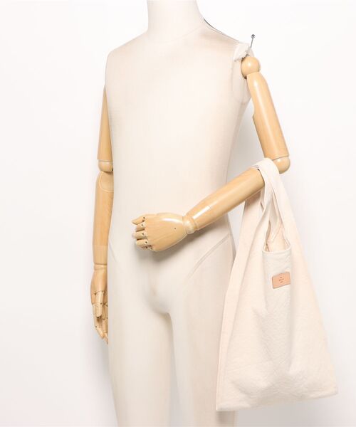 ADAM ET ROPE'（アダムエロペ）の「20/80 SAKABUKURO CANVAS #8 GROCERY BAG（トートバッグ・メンズ・ホワイト系その他2・FREE）」の5枚目の写真