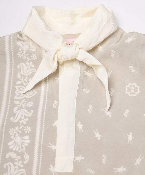 mintdesigns（ミントデザインズ）の「Dot Doll Bandana Dress（ワンピース・レディース・ベージュ/ネイビー・ONESIZE）」の13枚目の写真