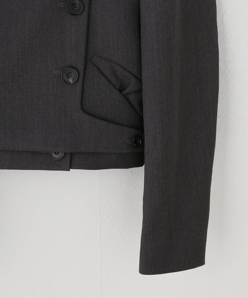 OPEN Yy(オープンワイワイ)の「Geek Office / ギークオフィス OPEN YY Woven DOUBLEBREASTED BLAZ(その他アウター・レディース・ブラック/ブラック系その他・SMALL)」の13枚目の写真