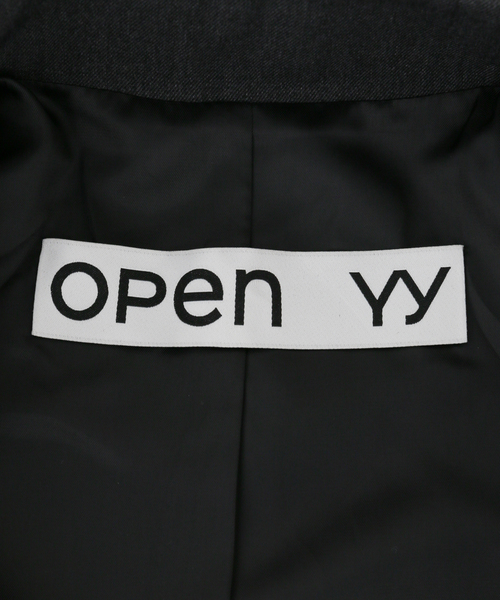 OPEN Yy(オープンワイワイ)の「Geek Office / ギークオフィス OPEN YY Woven DOUBLEBREASTED BLAZ(その他アウター・レディース・ブラック/ブラック系その他・SMALL)」の11枚目の写真