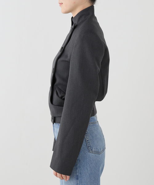 OPEN Yy(オープンワイワイ)の「Geek Office / ギークオフィス OPEN YY Woven DOUBLEBREASTED BLAZ(その他アウター・レディース・ブラック/ブラック系その他・SMALL)」の15枚目の写真