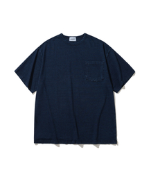 ANGLAN | Essential Big Half Tee - Indigo(Tシャツ/カットソー)