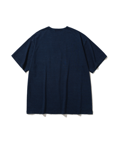 ANGLAN(アングラン)の「Essential Big Half Tee - Indigo(Tシャツ/カットソー・メンズ・その他・1/2)」の2枚目の写真