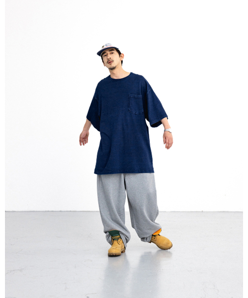 ANGLAN(アングラン)の「Essential Big Half Tee - Indigo(Tシャツ/カットソー・メンズ・その他・1/2)」の3枚目の写真