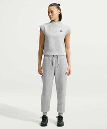 ナイキ スポーツウェア テック フリース ウィメンズ ミッドライズ ジョガーパンツ / Nike Sportswear Tech Fleece Women's Mid-Rise Joggers HV6780-063 Dark Grey Heather