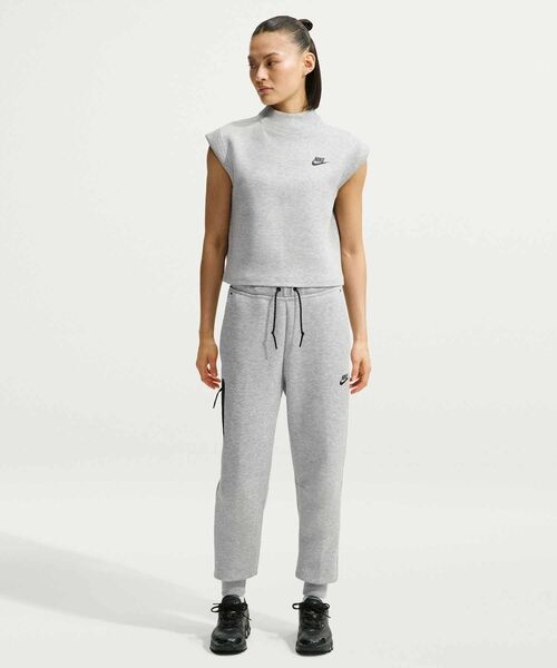 NIKE(ナイキ)の「ナイキ スポーツウェア テック フリース ウィメンズ ミッドライズ ジョガーパンツ / Nike Sportswear Tech Fleece Women's Mid-Rise Joggers HV6780-063 Dark Grey Heather(スウェットパンツ・レディース・グレー系その他・L/XS/M)」の1枚目の写真