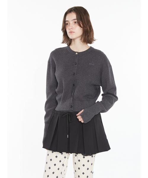 SORIN(ソリン )の「Smooth Short Cardigan / スムースショートカーディガン(カーディガン/ボレロ・レディース・レッド/ダークグレー・38)」の20枚目の写真