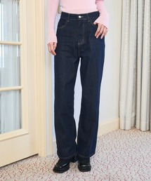 Flattering Wide Leg Jeans/美シルエットワイドデニム