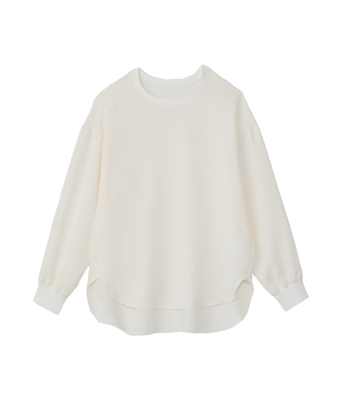 for/c(フォーシー)の「きれいめカジュアルシャツテールトップス【サスティナブル】(シャツ/ブラウス・レディース・ブラック/オフホワイト・M/L/LL)」の22枚目の写真