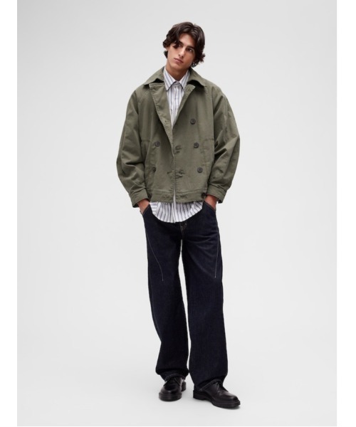 GAP(ギャップ)の「GapStudio ポプリン ビッグシャツ(シャツ/ブラウス・メンズ・ホワイト系その他・XS/XL/M/S/L)」の7枚目の写真